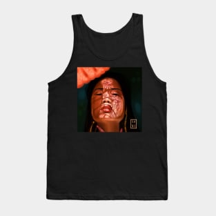 Divine Feminine Japanese Garden Portrait 2 Tank Top